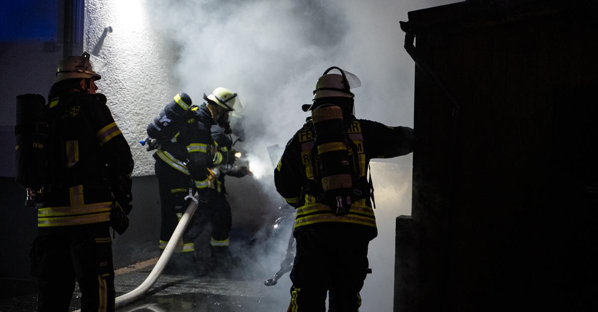 Wohnmobilbrand In R Sselsheim Greift Auf Wohnh User Ber